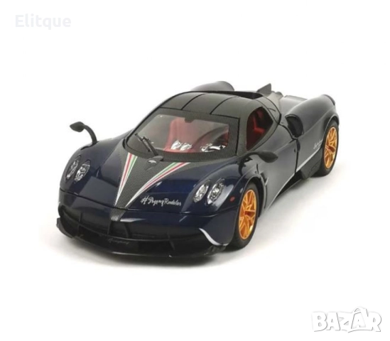 Метална количка Pagani с пушек, звук и светлина, снимка 2 - Коли, камиони, мотори, писти - 52752019