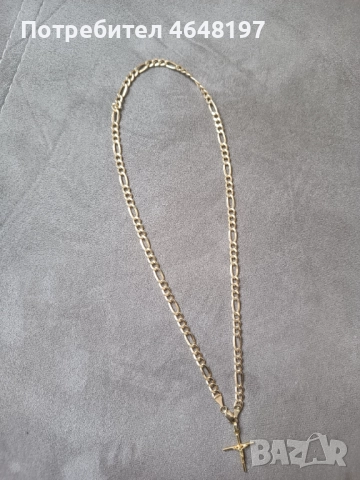 Златен синджир + кръстче