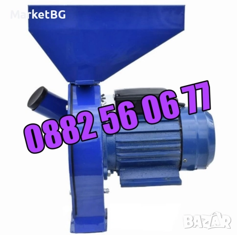 Комбинирана монофазна фуражомелка /ярмомелка, 4.2 kW, 4 сита, снимка 3 - Други машини и части - 51863082