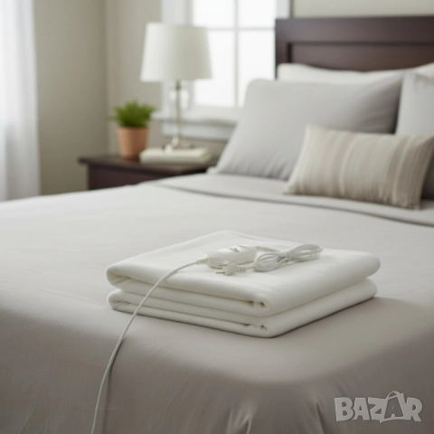 Електрическо одеяло Rosberg RS8510AS – 150×80 см, 60W, 2 степени на температура, снимка 4 - Други стоки за дома - 51845792