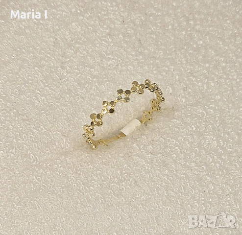 Дамски златни пръстени , снимка 11 - Пръстени - 53402183