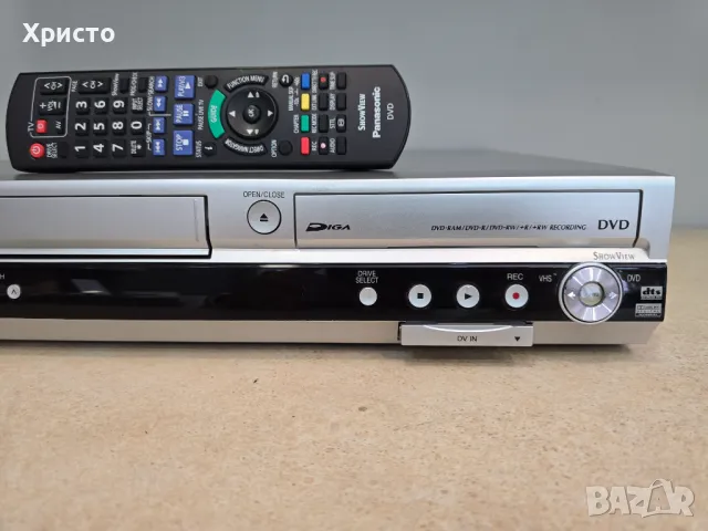 📼 Panasonic 💿 DMR-ES35VS DVD Recorder / VCR Combo, снимка 3 - Плейъри, домашно кино, прожектори - 48917112