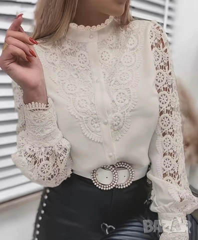 Дамска елегантна риза, снимка 2 - Ризи - 53798179