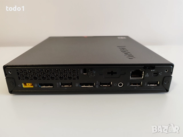 Lenovo ThinkCentre M715q Tiny Desktop AMD Ryzen 5 PRO 2400GE/256GB/8GB, снимка 5 - За дома - 52253274