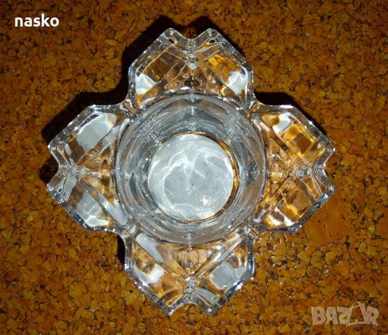 Кристален свещник, снимка 9 - Антикварни и старинни предмети - 46352390
