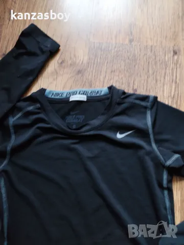 nike pro combat - страхотна юношеска тениска 147-158см. 100% оригинал точни размери дължина - 56см. , снимка 2 - Детски Блузи и туники - 50424099