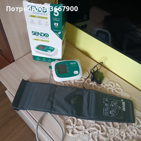 японски  sendo апарат за кръвно налягане , снимка 2 - Уреди за диагностика - 53580175