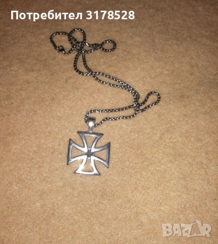 Тамплиерски масивен кръст , снимка 4 - Колиета, медальони, синджири - 53649150