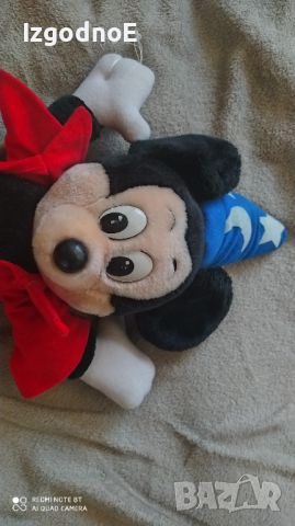 Ретро плюшена играчка Мики Маус, снимка 3 - Плюшени играчки - 46320972
