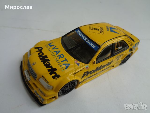 1:43 MINICHAMPS MERCEDES BENZ C 180 ИГРАЧКА КОЛИЧКА МОДЕЛ, снимка 5 - Колекции - 45415398