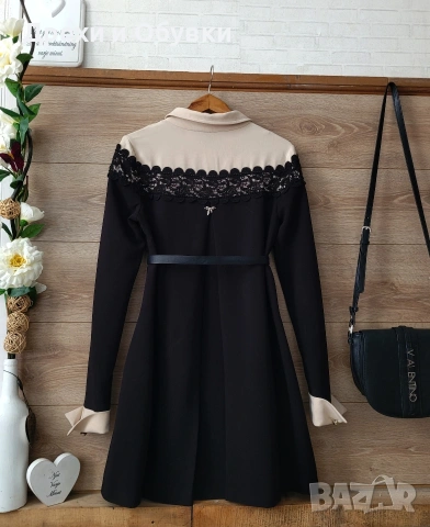 Елегантна рокля с дантела , снимка 9 - Рокли - 53589307