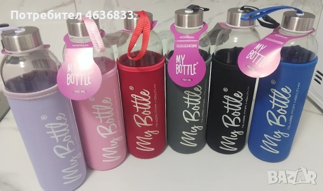 Стъклени бутилки с термокълъф 500мл или 750мл , снимка 2 - Други - 53482573