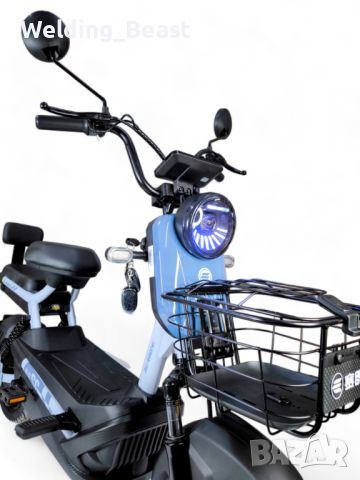 Електрически скутер-велосипед MaxMotors Super Crown 750W, снимка 4 - Велосипеди - 45160335