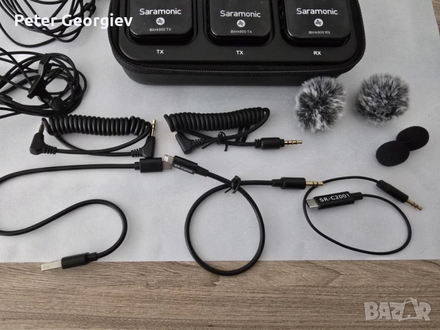 Комплект микрофони Saramonic - BLINK 900 B2, снимка 4 - Микрофони - 52370634
