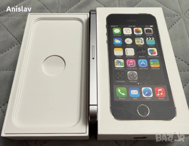 Apple iPhone 5S, 16GB, с кутия!, снимка 3 - Apple iPhone - 53375911