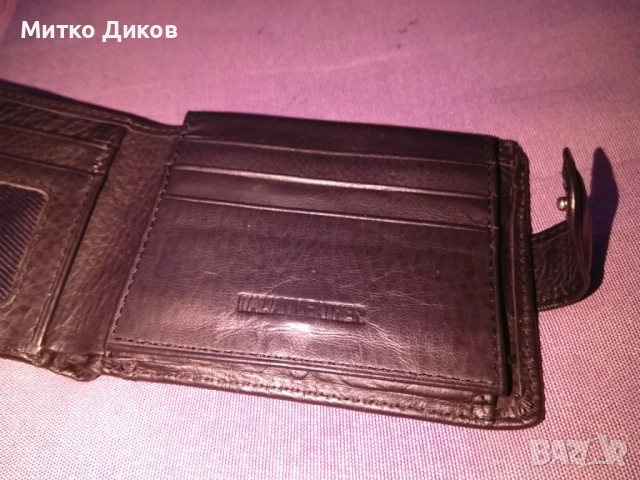 Портфейл Х №9 естествена кожа 115х90мм, снимка 6 - Портфейли, портмонета - 52905436