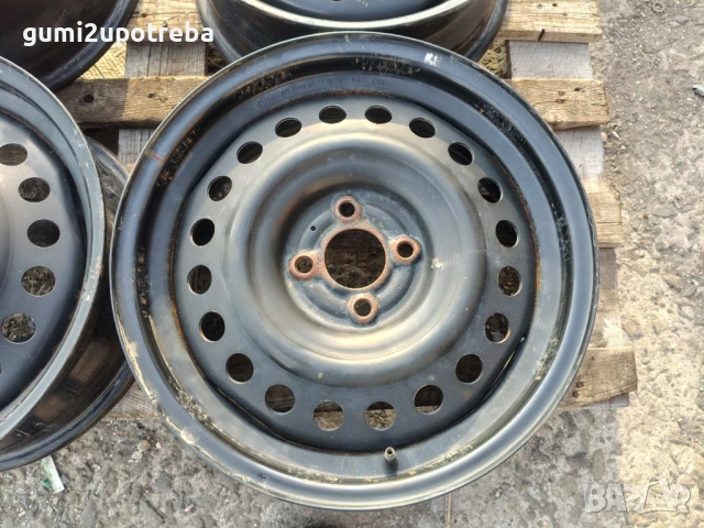 16цола Джанти 4х100 Nissan Note Kicks Dacia Logan et45 6J Оригинал, снимка 2 - Гуми и джанти - 54256733