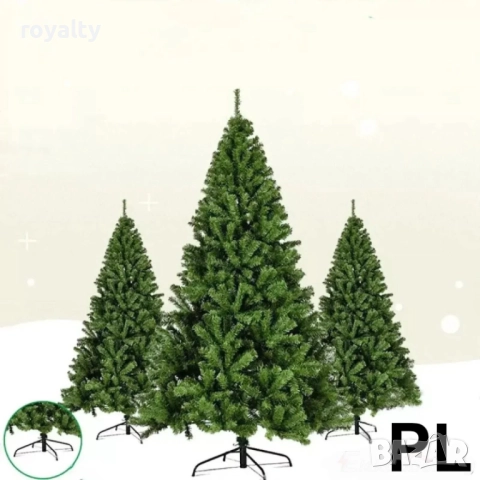 Коледни елхи зелени – различни размери, снимка 6 - Декорация за дома - 52232238
