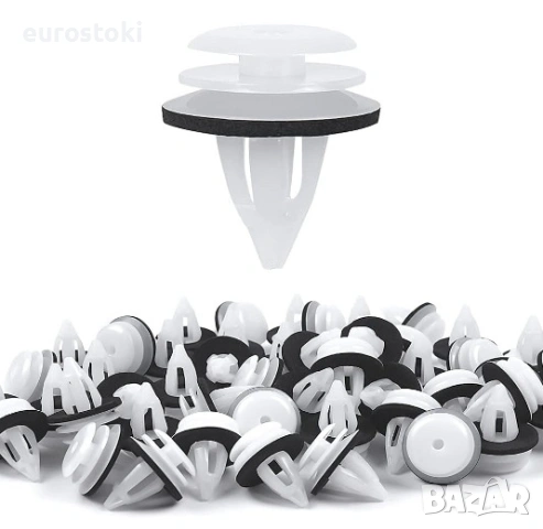 Комплект от 30 щипки за кора на врата с уплътнение за BMW серия  3 E36, E46, E90, E91, E92