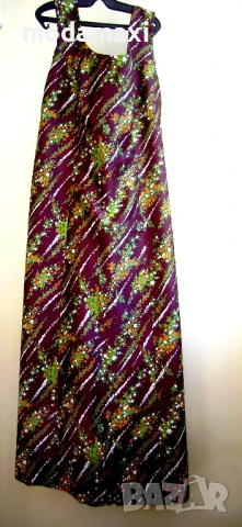 2XL Нова  дълга рокля с изрязан гръб , снимка 1