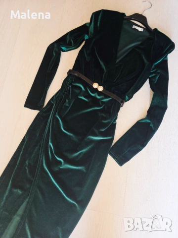 Елегантна рокля в зелено