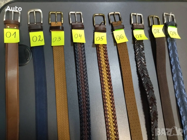 ЛИКВИДАЦИЯ НА PREMIUM STOCK КОЛАНИ – ЕСТЕСТВЕНА КОЖА, снимка 3 - Колани - 54140267