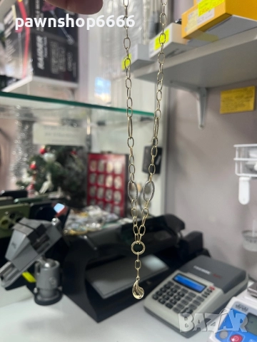 Златно колие 14 карата, снимка 2 - Колиета, медальони, синджири - 52942556