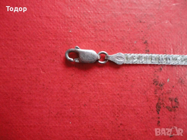 Невероятна италианска сребърна гривна 2, снимка 7 - Гривни - 54080471
