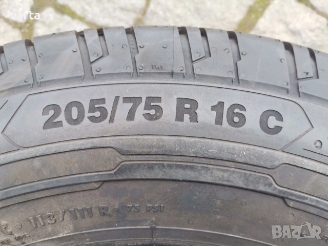 1бр гума за БУС CONTINENTAL ContiVanContact 205/75/16C, снимка 5 - Гуми и джанти - 53696922