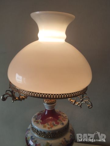 Барокова настолна лампа, снимка 6 - Настолни лампи - 45349811