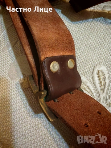 Царски ОФИЦЕРСКИ ВОЕНЕН КОЛАН С ПОРТУПЕЙ 1940те г  Отлично състояние., снимка 6 - Антикварни и старинни предмети - 52793008