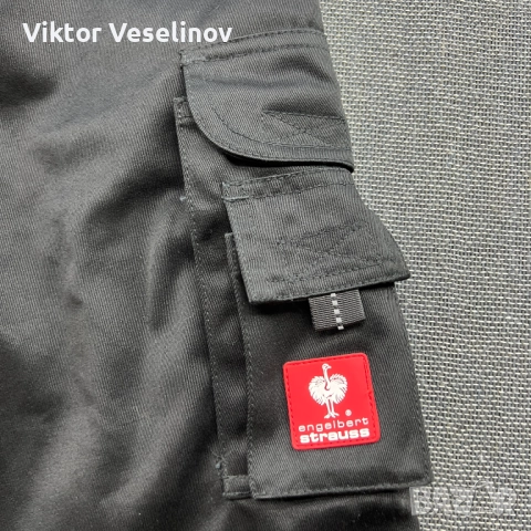 Engelbert Strauss Работни Мъжки Къси Панталони Размер 48 Черни, снимка 3 - Къси панталони - 51493101