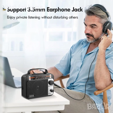    Преносима радиостанция , снимка 5 - Радиокасетофони, транзистори - 51585875