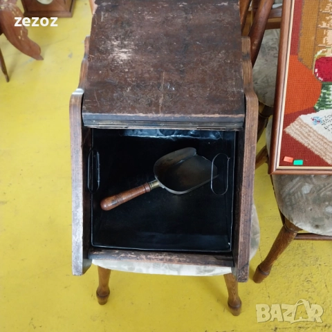 Кутия-антикварна за въглища , снимка 5 - Декорация за дома - 52115358