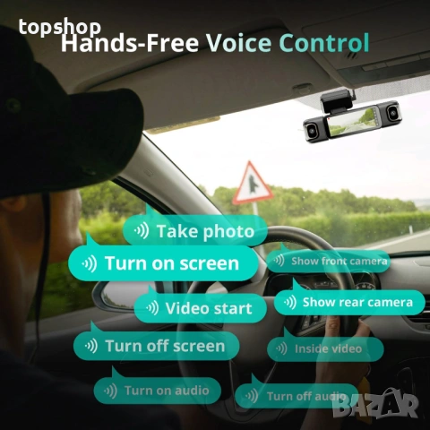 BOTSLAB G980H 4 Channel Dash Cam – Пълно 560 градуса покритие за вашия автомобил , снимка 3 - Аксесоари и консумативи - 53687680