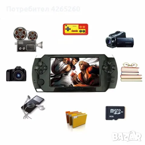 Конзола за игри с 8 GB памет, 4,3 инча дисплей  PSP21, снимка 13 - Други игри и конзоли - 47585628