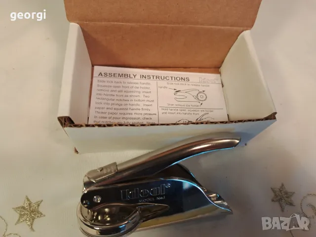 метален релефен сух печат 25/4, снимка 3 - Други инструменти - 50248349