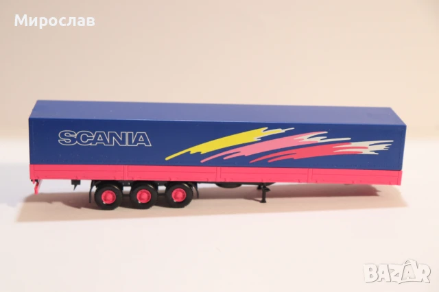WIKING H0 1/87 SCANIA РЕМАРКЕ ВЛЕКАЧ МОДЕЛ КАМИОН, снимка 2 - Колекции - 50823094