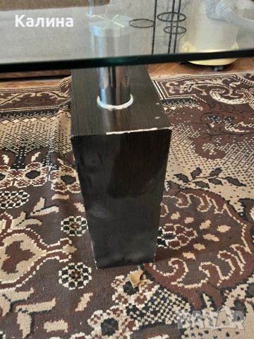 Холна стъклена маса, снимка 3 - Маси - 52355270