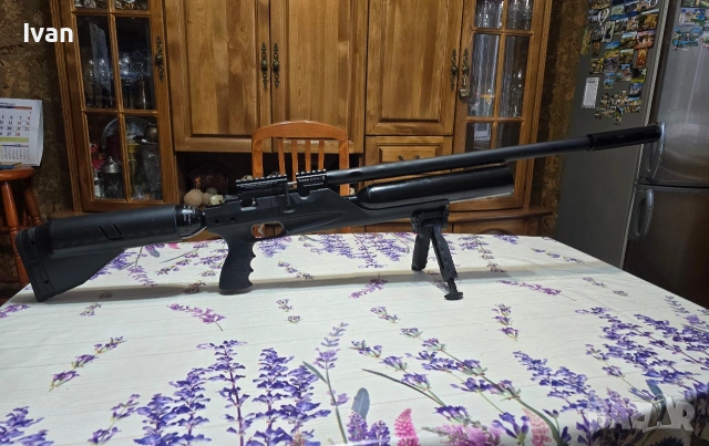 Въздушна пушка Kral Arms Big Max 6,35 + заглушител, снимка 13 - Въздушно оръжие - 53527490