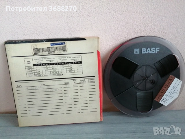 Магнетофонна ролка 26см , снимка 5 - Декове - 53118677