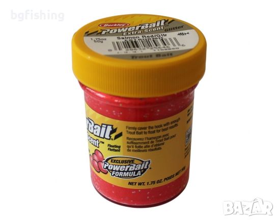 Паста PB Extra Scent Glitter Trout Bait, снимка 2 - Стръв и захранки - 45432858