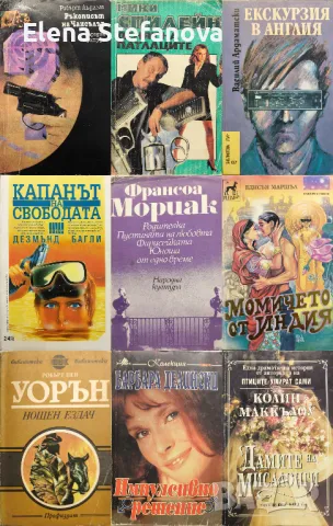 Сет от 9 книги - за 10 лв - Лъдлъм, Спилейн, Багли, Делински и др., снимка 1 - Художествена литература - 48851789