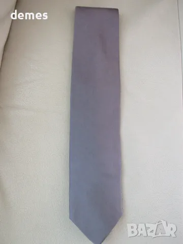 Луксозна сива копринена вратовръзка, нова, снимка 4 - Други - 50229654