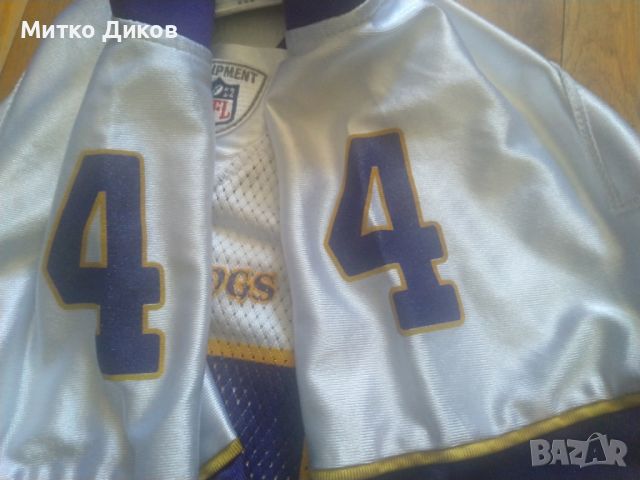 Brett Favre Minnesota Vikings NFL тениска №4 Reebok американски футбол размер M, снимка 7 - Други спортове - 45795938