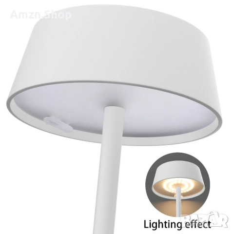 Димируема LED настолна лампа 2 броя , трапезна лампа за маса за кафе ресторант, снимка 8 - Настолни лампи - 51789789