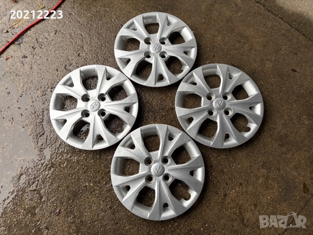 4 броя оригинални тасове за Hyundai i10  14, снимка 5 - Аксесоари и консумативи - 52671562