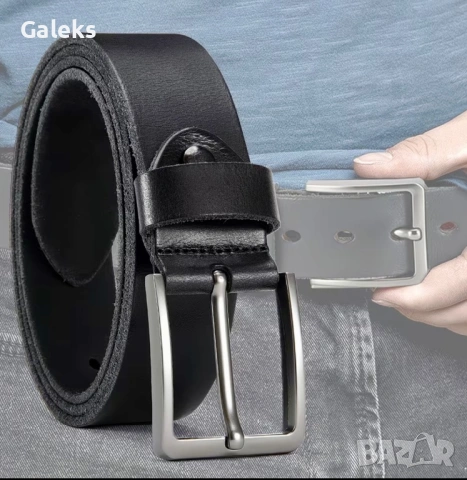 Мъжки бутикови-спортно елегантни колани DOOPAI" /Черна и Кафява върхова кожа!