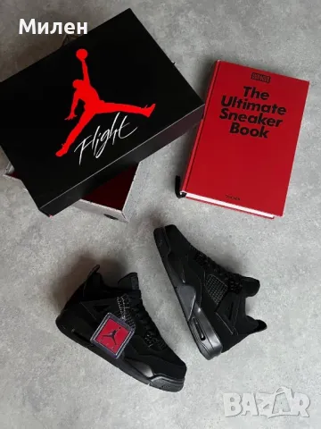 Air Jordan 4 Retro “BLACK CAT”, снимка 3 - Маратонки - 48959101