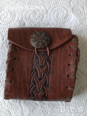 Чанта кожена за кръста 52558